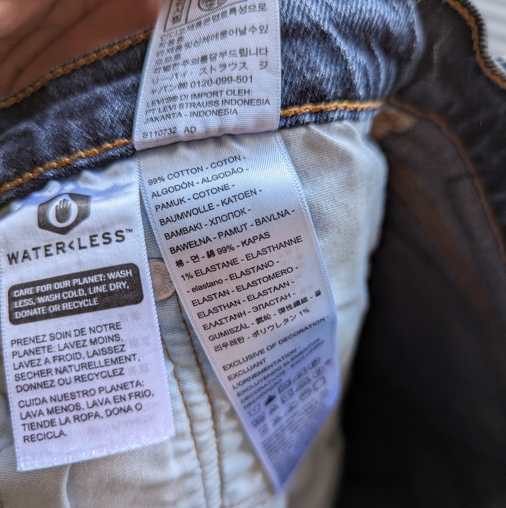 Levis Classic 501 Denim Shorts - Picture 6 of 7